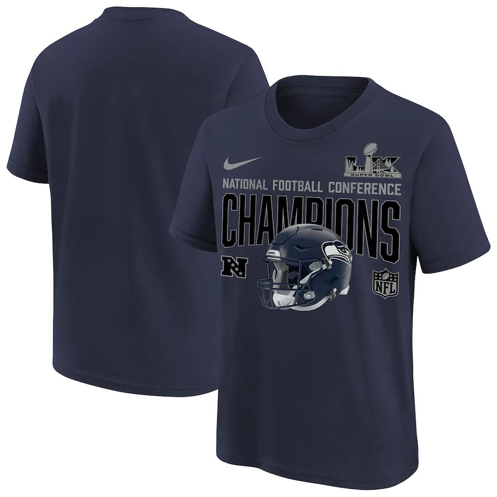 Men 2026 NFL Seattle Seahawks T-shirt blue 03